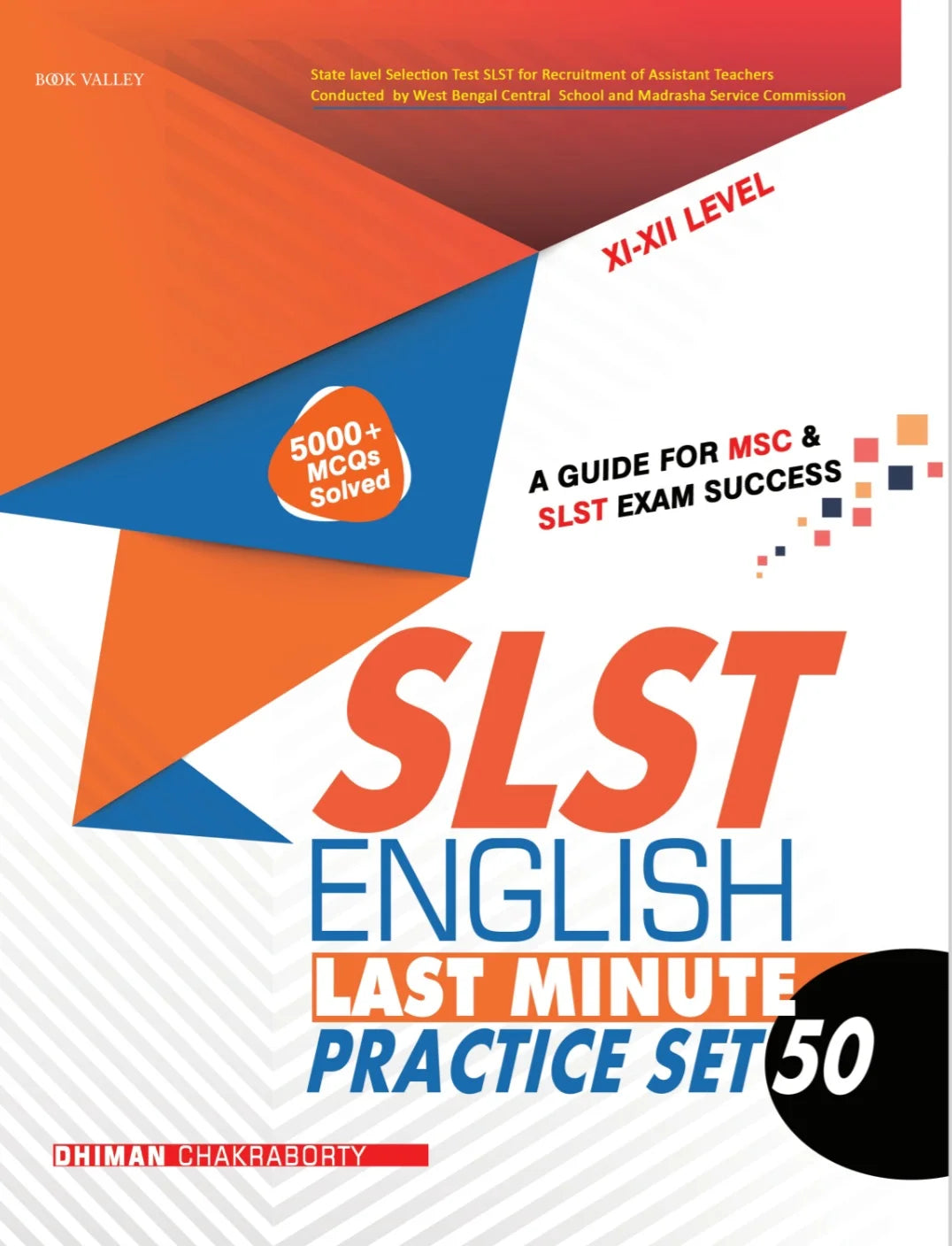 SLST English Last Minute 50 Practice Sets 5000+MCQs, solved Book Valley Edition - Retail Maharaj