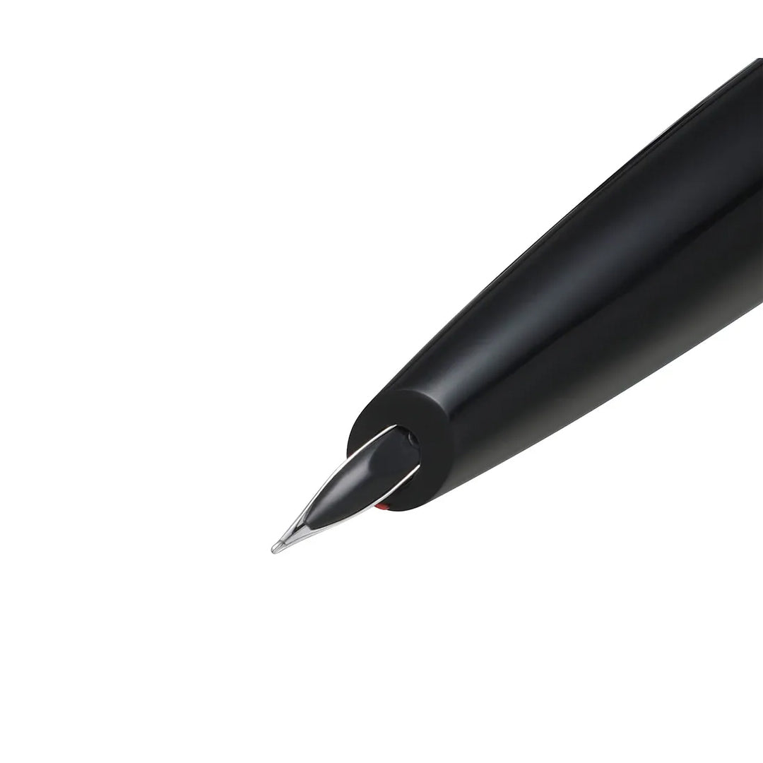 Sheaffer Icon Matte Black Fountain Pen with Gloss Black PVD Trim Medium Nib