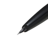 Sheaffer Icon Matte Black Fountain Pen with Gloss Black PVD Trim Medium Nib