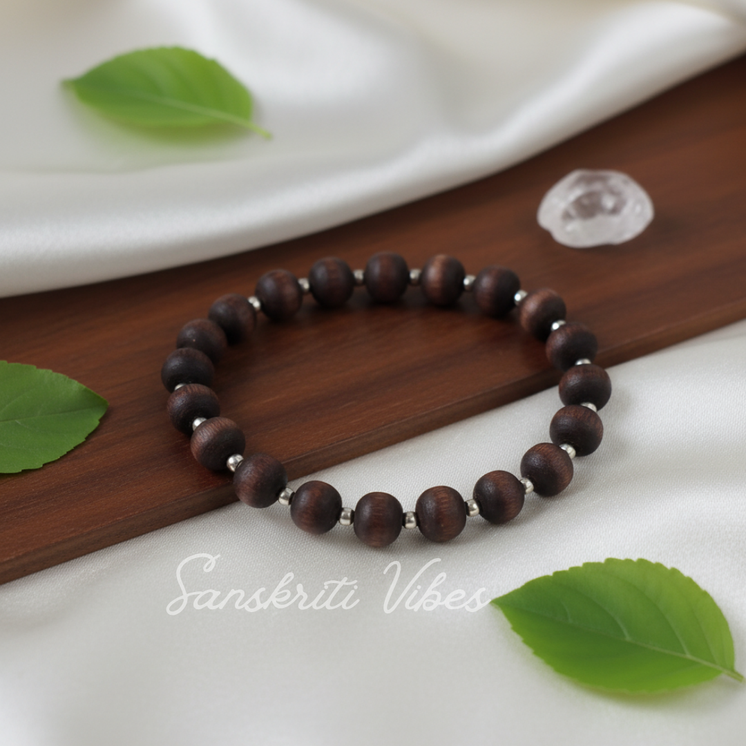 Natural Original Tulsi Beads Bracelet – Spiritual and Authentic Jewelry