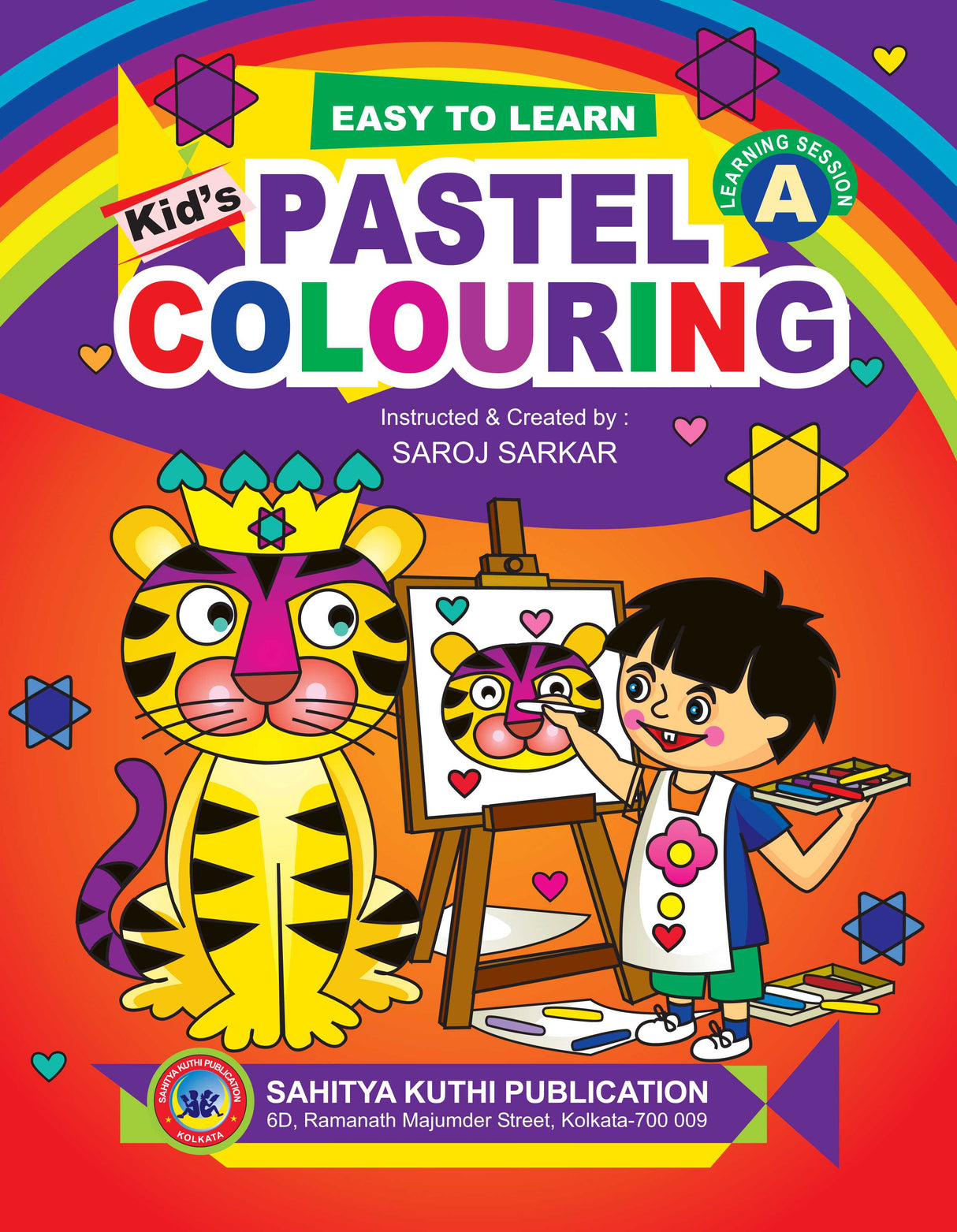 Kids Pastel Colouring - A