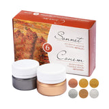 Sonnet Metallic Gouache Colour Set of 6x20ml