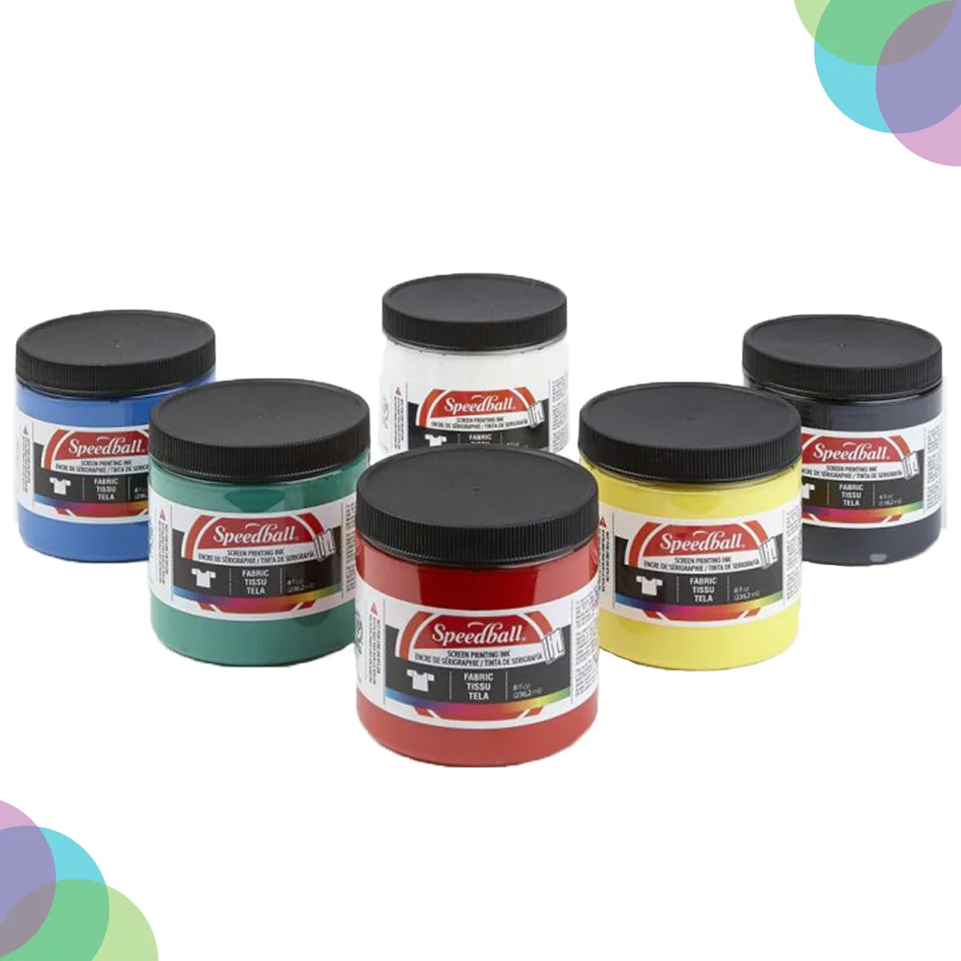 Speedball Fabric Screen Printing Inks for Vibrant and Durable Prints - Retail Maharaj