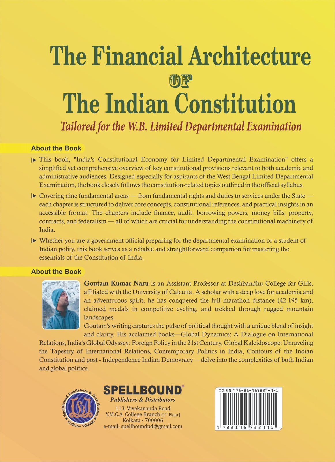 The Financial Architecture of The Indian Constitution [Tailored for the W.B. Limited Departmental Examination] (English Version)
