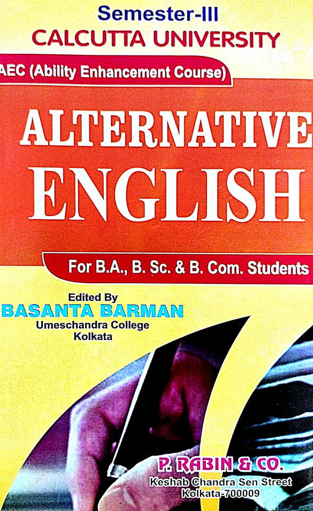Alternative English AEC Calcutta University Semester-3 (English Version) - Retail Maharaj