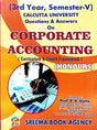 Corporate Accounting [Curriculum & Credit Framework] Honours (3rd Year, Semester-V, Calcutta University Questions & Answers) (English Version) - Retail Maharaj