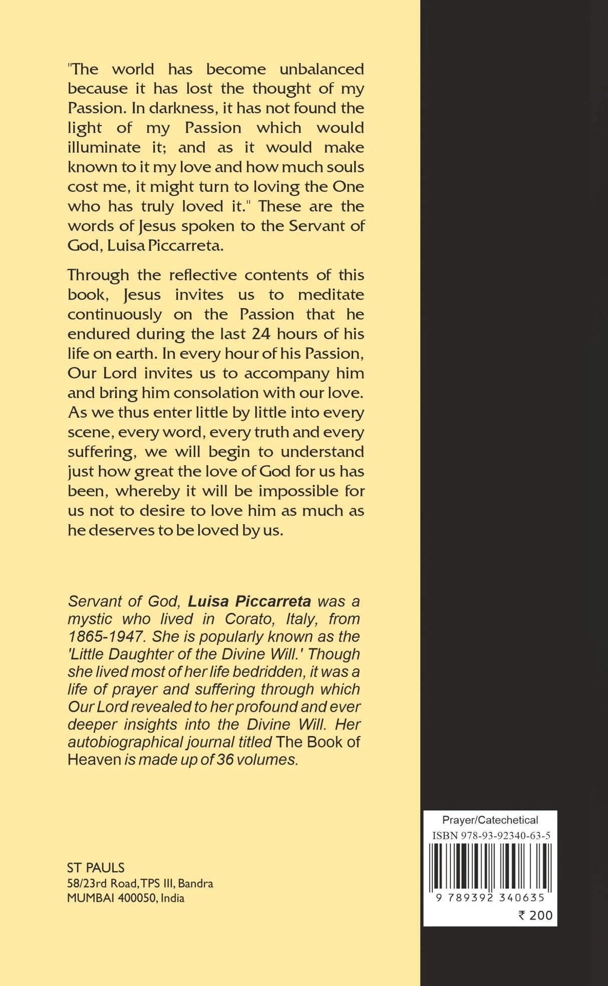 The 24 Hours of the Passion Of Our Lord Jesus Christ - Retail Maharaj