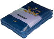 New Community Bible: Standard Edition With Zip | Leather PU | Thumb Index | Golden Edge | Blue - Retail Maharaj