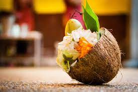 Coconut Breaking Ritual for Auspicious Beginnings by Retail Maharaj - Retail Maharaj