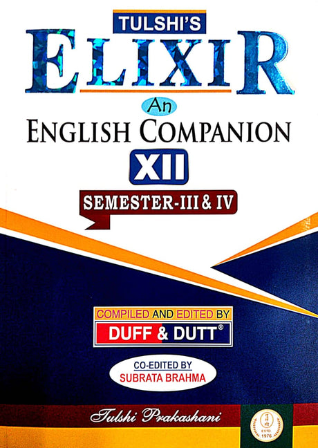 ELIXIR An English Companion(Class- XII) Semester - III & IV (Bengali Version) - Retail Maharaj
