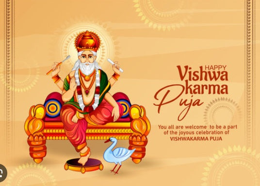 Shri Vishwakarma Dev Puja Prasad for Productivity and Workplace Safety - Retail Maharaj