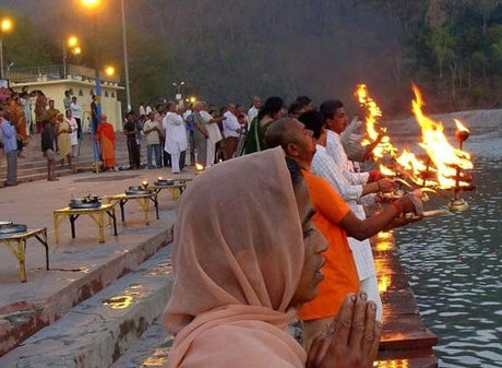 Sacred Morning Ganga Aarti Prasad at Har Ki Pauri - Retail Maharaj