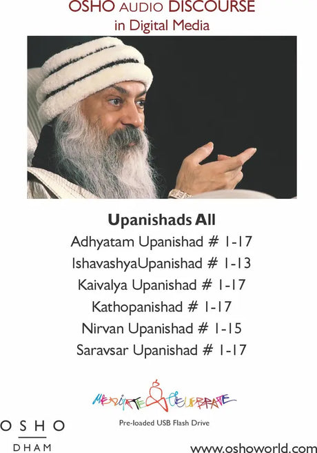 Osho Upanishads All Discourse in Pendrive - Retail Maharaj