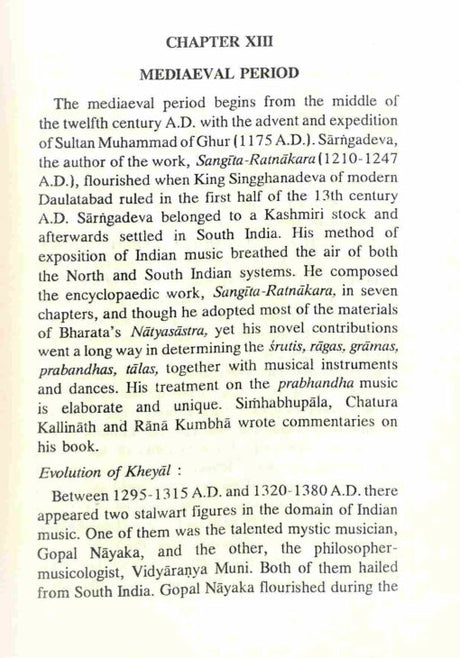 A History of Indian Music (Vol. 2) - Retail Maharaj