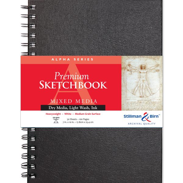 Stillman and Birn Alpha Series White Sketchbook for Dry Media Ink and Light Wash