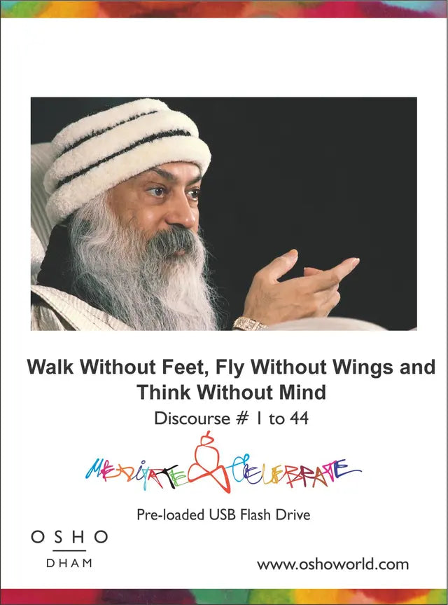 Walking in Zen Sitting in Zen Discourse # 1 to 16 in Pen Drive - Retail Maharaj