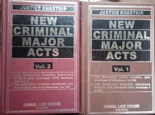 NEW CRIMINAL MAJOR ACTS (BNS,BNSS,BSA) IN 2 VOL. - Retail Maharaj