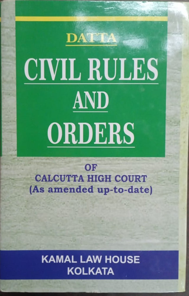 CIVIL RULES & ORDERS OF CALCUTTA HIGH COURT (AMENDED UP TO DATE) - Retail Maharaj