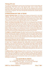 Timing Of Events - (English Version) - Retail Maharaj