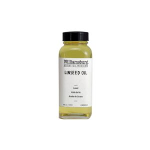 Williamsburg Alkali Refined Linseed Oil for Oil Painting Mediums - Retail Maharaj