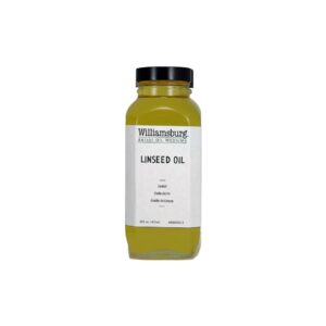 Williamsburg Alkali Refined Linseed Oil for Oil Painting Mediums - Retail Maharaj