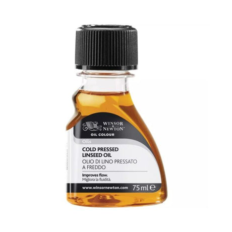 Winsor and Newton Cold Pressed Linseed Oil for Oil Painting - Retail Maharaj