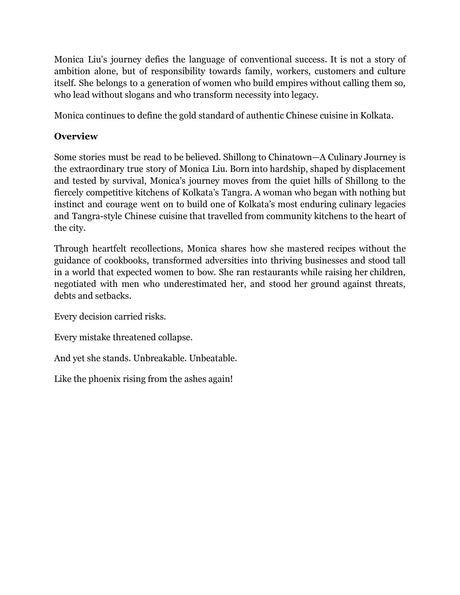 Shillong To Chinatown (A Culinary Journey) (English version) - Retail Maharaj