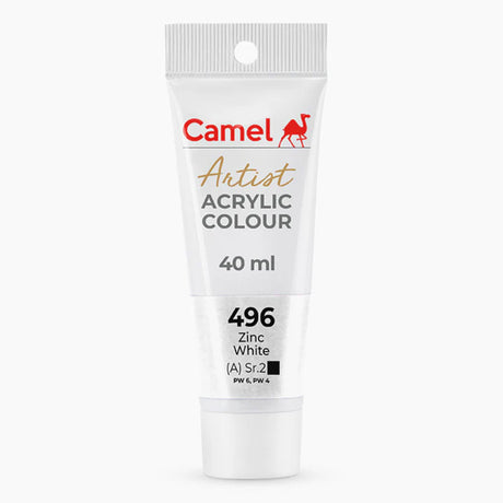Camel Artist Acrylic Colours (Individual Tube of 40ml) - Retail Maharaj