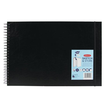Derwent Sketch & Store Hardback Sketchbook With Elastic - Retail Maharaj