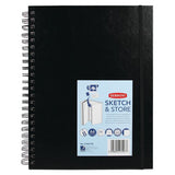 Derwent Sketch and Store Wire Bound Hardback Sketchbook 165 GSM