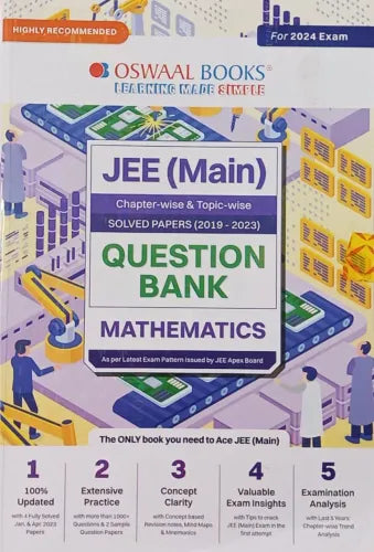 Jee Main Solved Papers Chapterwise Topicwise Mathematics - Retail Maharaj