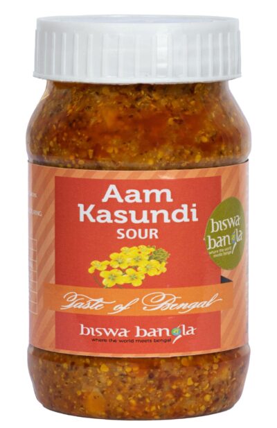 Aam Kasundi (Mango-Mustard Sauce / Pickle: Sweet – 200g & Sour – 200g) and Kasundi (Mustard Sauce – 200g) – Mixed Pack of 3 - Retail Maharaj
