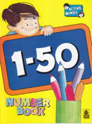 Active Minds (1-50) Number Book / E1 01 Edition - Retail Maharaj