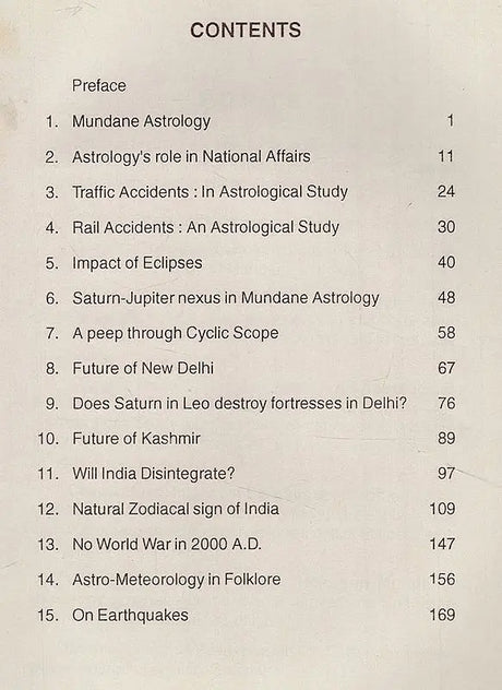 Principles and Practices of Mundane Astrology [English] BY K.K. Pathak - Retail Maharaj