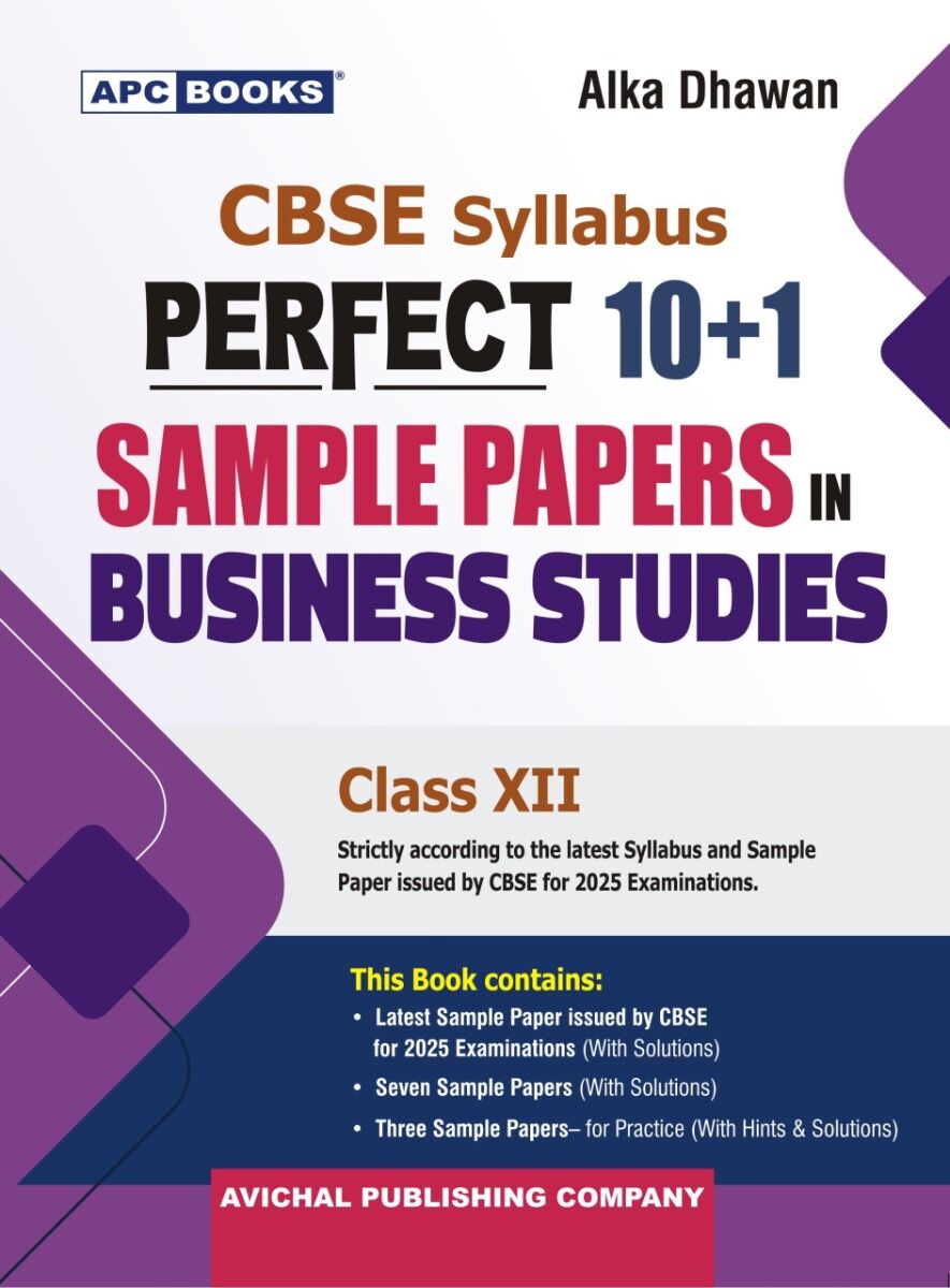 APC Perfect 10+1 Sample Papers Business Studies CBSE for Class 12 | 2025 Exam | - Retail Maharaj
