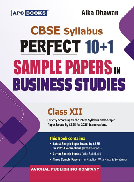 APC Perfect 10+1 Sample Papers Business Studies CBSE for Class 12 | 2025 Exam | - Retail Maharaj
