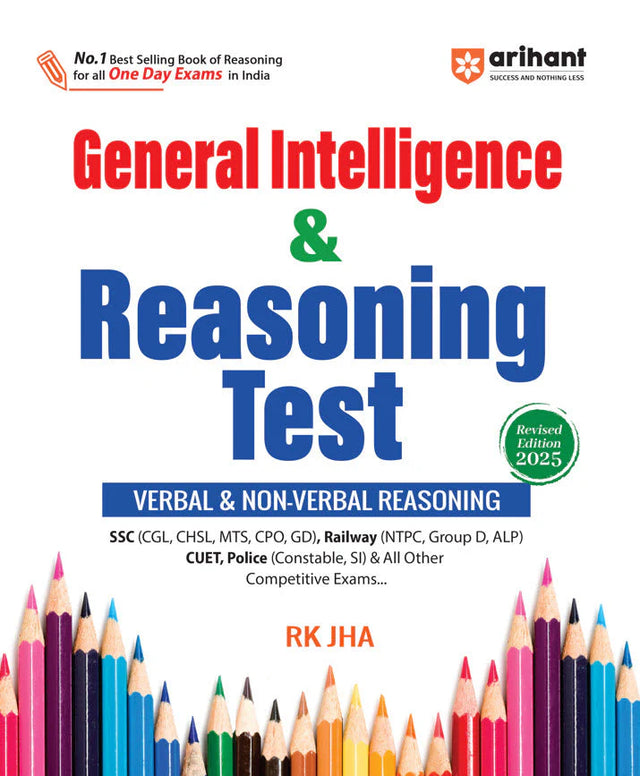 General Intelligence & Reasoning Test | Revised Edition 2025 | English Medium | By RK Jha - Retail Maharaj