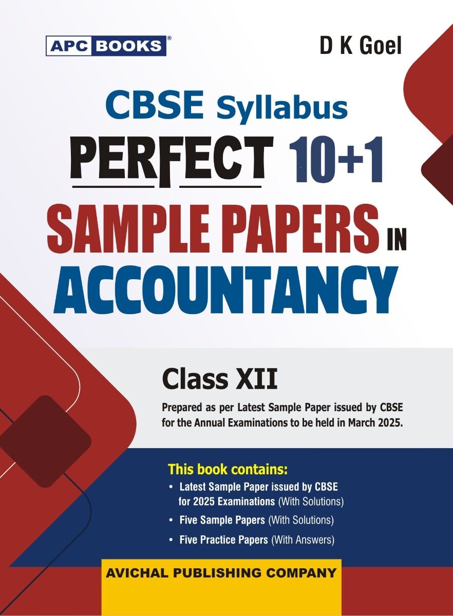 APC Perfect 10+1 Sample Papers Accountancy CBSE for Class 12 | 2025 Ex