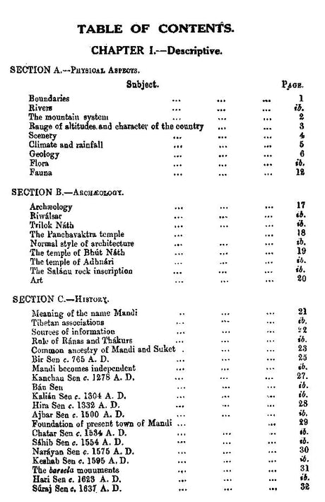 Gazetteer of the Mandi State 1920 - Retail Maharaj