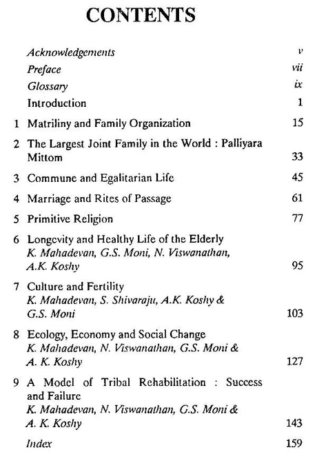 Ecology, Economy, Matriliny and Fertility of Kurichiyas - Retail Maharaj