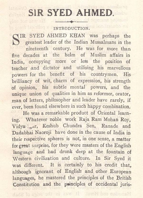 Eminet Mussalmans- Biographical & Critical Sketches of Statesmen, Poets, Reformers, Jurists and Politicians (An Old and Rare Book) - Retail Maharaj