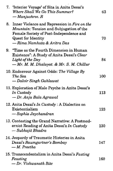 Anita Desai's Fiction- Themes and Techniques - Retail Maharaj