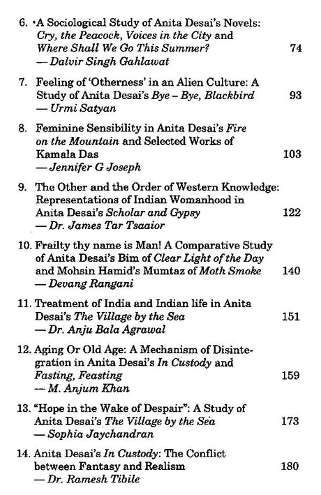 Anita Desai's Fiction- A Study Through Different Perspectives - Retail Maharaj