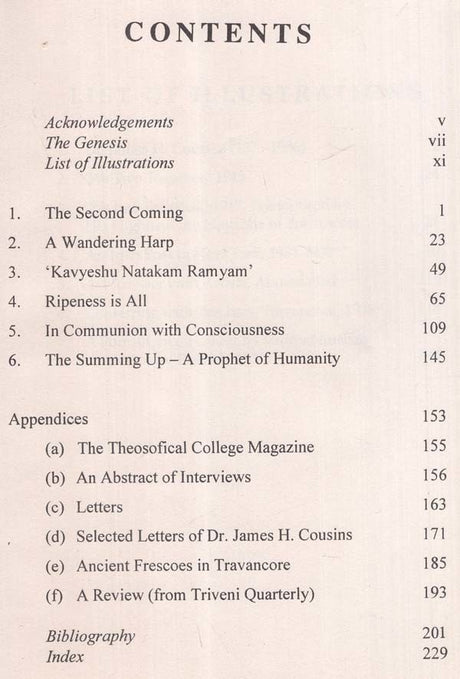 A Wandering Harp- James H. Cousins: A Study (An Old and Rare Book) - Retail Maharaj