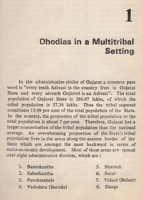 Dhodia Identity- Anthropological Approach (An Old and Rare Book) - Retail Maharaj