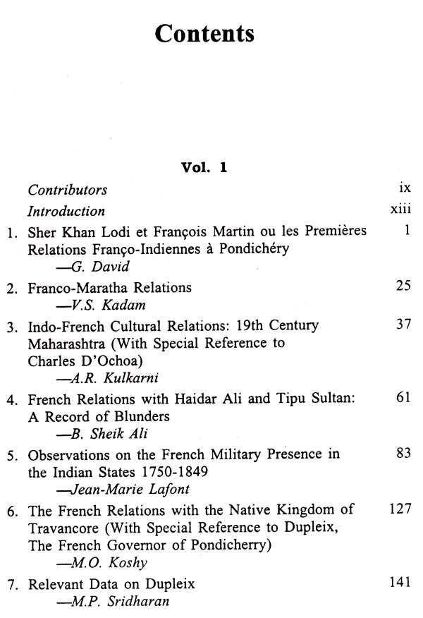 French in India and Indian Nationalism- 1700 A.D.-1963 A.D.: Set of 2 Volumes (An Old and Rare Book) - Retail Maharaj