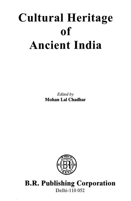 Cultural Heritage of Ancient India - Retail Maharaj