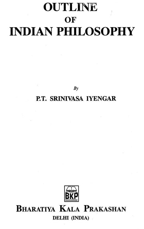 Outline of Indian Philosophy - Retail Maharaj