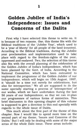 India 50 Years of Independence: 1947-97 Status, Growth & Development- Dalits: Issyes and Concerns (Part-20) - Retail Maharaj