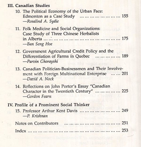 Critical Sociology Essays in Honour of Arthur K. Davis - Retail Maharaj